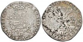 ALBERTO AND ISABEL (1598-1621). 1 Patagon. (Ar. 27.34g \/ 41mm). S \/ D. Witches (Vicenti 370). VG.