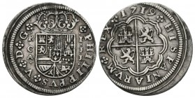 FELIPE V (1700-1746). 1 Real (Ar. 2.74g \/ 20mm). 1719. Cuenca. (Cal-2019-351). VF. Decentralized.