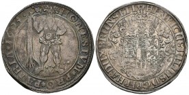 GERMANY, Heinrich Julius (1589-1613). Thaler. (Ar. 28.78g \/ 42mm). 1604. Brunswick-Wolfenbuttel. (Davenport 6285). VF. Nice patina.
