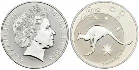 AUSTRALIA. 1 USD. (Ar. 32.42g \/ 40mm). 2005. (Km # 749). PROOF.