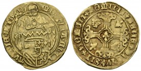 CHARLES I (1516-1556). Florin de Oro de San Felipe. (Au. 3.28g \/ 25mm). S \/ D. Witches (Delmonte 513). VF. Rare.