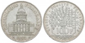 FRANCE. 100 Francs (Ar. 15.00g \/ 31mm). 1982. (Km # 451). AU\/ AU.