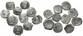 ANCIENT GREECE. Lot consisting of 10 drachmas satraps from West India between the 2nd-3rd centuries BC TO BE EXAMINED.