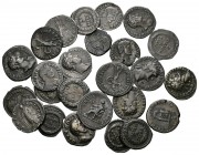 ROMAN EMPIRE. Lot consisting of 25 silver coins from different emperors from different eras of the Roman Empire. TO EXAMINE.