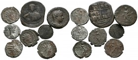 ROMAN EMPIRE and BYZANTINE EMPIRE. Set of 8 coins of different Roman and Byzantine emperors. TO EXAMINE.
