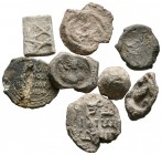 BYZANTINE EMPIRE. Lot consisting of 8 monetiform leads. TO EXAMINE.
