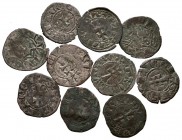 MEDIEVAL TIMES. Lot consisting of 10 Dineros from Kings Jaime I and Jaime II. TO EXAMINE.