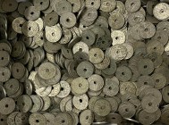 SPANISH STATE. Large batch of around 850 50 cent coins from the years 1949 and 1963. Different states of conservation. TO EXAMINE.
