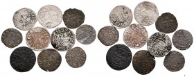 FOREIGN CURRENCIES. Set consisting of 10 medieval Latvian coins. TO EXAMINE.