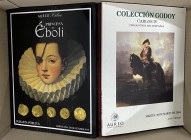 AUCTION CATALOGS. Lot consisting of 38 monographic catalogs of the firm Aureo & Calic\u00f3, with great numismatic content, containing non-consecutive...