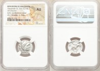 MACEDONIAN KINGDOM. Alexander III the Great (336-323 BC). AR drachm (18mm, 1h). NGC AU. Posthumous issue of 'Colophon', 310-301 BC. Head of Heracles r...