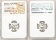 MACEDONIAN KINGDOM. Alexander III the Great (336-323 BC). AR drachm (17mm, 11h). NGC AU. Posthumous issue of Abydus, ca. 310-301 BC. Head of Heracles ...