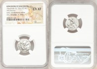 MACEDONIAN KINGDOM. Alexander III the Great (336-323 BC). AR drachm (17mm, 4h). NGC Choice XF Posthumous issue of Lampsacus, ca. 310-301 BC. Head of H...