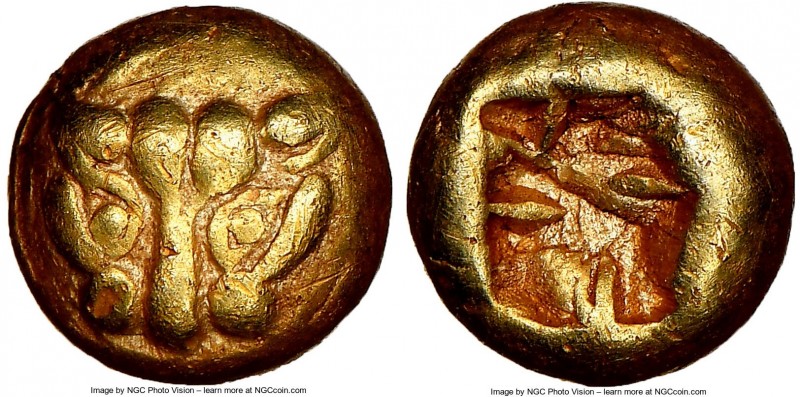 IONIA. Uncertain Mint. Ca. 600-550 BC. EL 1/12 stater or hemihecte (12mm, 1.09 g...
