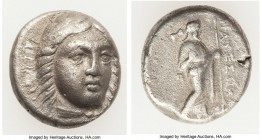 CARIAN SATRAPS. Maussollus (377-353 BC). AR drachm (14mm, 3.62 gm, 12h). Fine. Laureate head of Apollo facing, turned slightly right, hair parted in c...