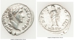 Antoninus Pius (AD 138-161). AR denarius (19mm, 3.25 gm, 1h). VF. Rome, AD 145-161. ANTONINVS-AVG PIVS P P, laureate head of Antoninus Pius right / TR...