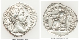 Marcus Aurelius (AD 161-180). AR denarius (18mm, 3.29 gm, 6h). VF. Rome, AD 174. M ANTONINVS AVG TR P XXVIII, laureate head of Marcus Aurelius right /...
