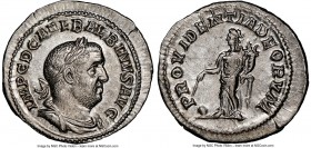 Balbinus (April-July AD 238). AR denarius (21mm, 3.10 gm, 6h). NGC Choice AU 5/5 - 5/5. Rome. IMP C D CAEL BALBINVS AVG, laureate, draped and cuirasse...