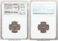 Marius, Romano-Gallic Empire (AD 269). BI antoninianus (19mm, 2.76 gm, 12h). NGC Choice XF 4/5 - 4/5, Silvering. Cologne, AD 69. IMP C MARIVS P F AVG,...
