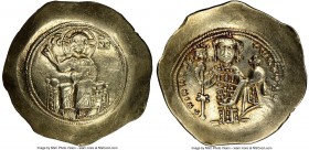 Nicephorus III Botaniates (AD 1078-1081). EL histamenon nomisma (29mm, 4.24 gm, 6h). NGC Choice XF 4/5 - 4/5. Constantinople. IC-XC (barred), Christ s...