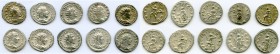 ANCIENT LOTS. Roman Imperial. AD mid-3rd century. Lot of ten (10) AR antoniniani. Fine-XF. Includes: AR antoniniani (10), various emperors and empress...
