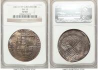 Philip III Cob 8 Reales (1613-1617) P-Q XF40 NGC, Potosi mint, KM10.

HID09801242017

© 2020 Heritage Auctions | All Rights Reserved