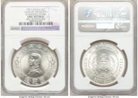 Republic Sun Yat-sen "Memento" Dollar ND (1927) UNC Details (Reverse Scratched) NGC, KM-Y318a.1, L&M-49. Six pointed stars. 

HID09801242017

© 20...