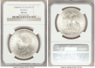 Republic 5 Sucres 1944-Mo MS66 NGC, Mexico City mint, KM79. Mint bloom and free of toning. 

HID09801242017

© 2020 Heritage Auctions | All Rights...