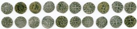 10-Piece Lot of Uncertified Assorted Deniers ND (12th-13th Century) VF, Lot includes Besançon (8) Louis IX (1) and Philip IV (1). Average 18.6mm. Weig...