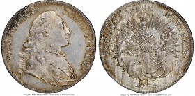 Bavaria. Maximilian III Joseph 1/2 Taler 1774 MS63 NGC, Munich mint, KM499 (not KM252 as listed on holder).

HID09801242017

© 2020 Heritage Aucti...