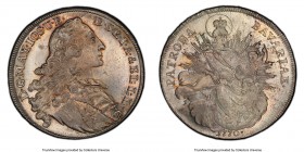 Bavaria. Maximilian III Joseph Taler 1770 MS62 PCGS, Munich mint, Dav-1953. 

HID09801242017

© 2020 Heritage Auctions | All Rights Reserved