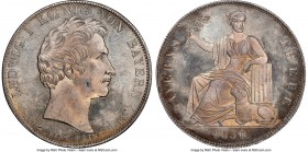 Bavaria. Ludwig I "Loyalty" Taler 1830 MS63 NGC, Munich mint, KM750, Dav-566. Commemorates loyalty of Bavarians to the Royal family. Semi-prooflike su...