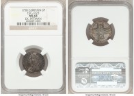 George II 6 Pence 1758 MS64 NGC, KM582.2, ESC-1623. Ex. Pittman Collection

HID09801242017

© 2020 Heritage Auctions | All Rights Reserved
