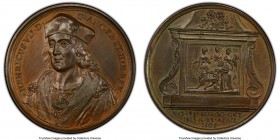 "Kings & Queens of England - Henry VII" bronzed copper Specimen Medal ND (1731) SP63 PCGS, Eimer-526. By J. Dassier. 

HID09801242017

© 2020 Heri...