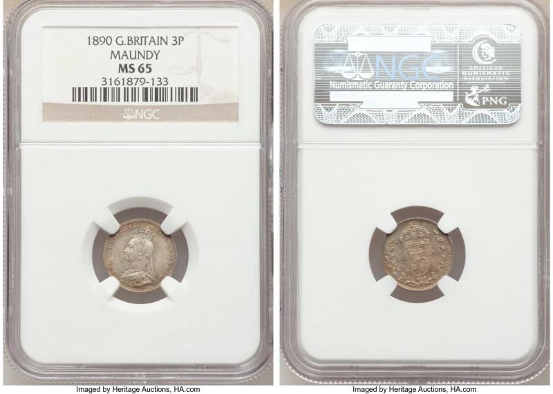 Victoria 3 Pence 1890 MS65 NGC, KM758. 

HID09801242017

© 2020 Heritage Auc...