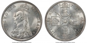 Victoria Florin 1887 MS64+ PCGS, KM762, S-3925. 

HID09801242017

© 2020 Heritage Auctions | All Rights Reserved