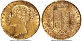 Victoria gold "Shield" Sovereign 1873 MS62 NGC, KM752. AGW 0.2355 oz. 

HID09801242017

© 2020 Heritage Auctions | All Rights Reserved