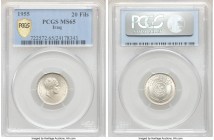 Faisal II, as King 20 Fils AH 1375 (1955) MS65 PCGS, Royal mint, KM116.

HID09801242017

© 2020 Heritage Auctions | All Rights Reserved