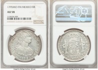 Charles IV 8 Reales 1795 Mo-FM AU58 NGC, Mexico City mint, KM109. Semi-prooflike fields, bold portrait. 

HID09801242017

© 2020 Heritage Auctions...