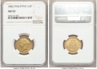 Spanish Colony. Isabel II gold 4 Pesos 1862 AU53 NGC, KM144. AGW 0.1903 oz. 

HID09801242017

© 2020 Heritage Auctions | All Rights Reserved