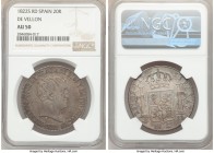 Ferdinand VII 20 Reales 1822 S-RD AU50 NGC, Seville mint, KM563.2. De Vellon. 

HID09801242017

© 2020 Heritage Auctions | All Rights Reserved