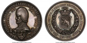 Confederation silver Specimen "700th Anniversary Founding of Bern" Medal 1891 SP63 PCGS, SM Leu-588. 38mm. By F. Homberg. BERCHTOLD V HERZOG VON ZAEHR...