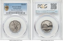 Confederation silver Matte Specimen "Bern-Herzogenbuchsee Shooting Festival" Medal 1912 SP65 PCGS, Richter-272a. Also included is the box of issue. 
...