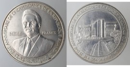 Rwanda. 1000 Franchi 1989. Ag 925.