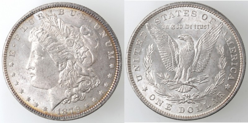 Monete Estere. USA. Dollaro Morgan 1879 Philadelphia. Ag. KM 110. Peso 26,88 gr....