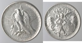 USA. Mezzo Dollaro 1936 S. "Centenario dell'Indipendenza del Texas". Ag.