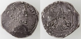 Messina. Filippo II. 1554-1598. 4 Tarì 1664. Ag.