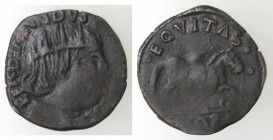 Napoli. Ferdinando I d’Aragona. 1458-1494. Cavallo. Ae.