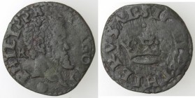 Napoli. Filippo II. 1556-1598. Due Cavalli. Ae.