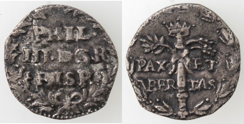 Zecche Italiane. Napoli. Filippo III. 1598-1621. 3 Cinquine. Ag. P.R. 20. Peso g...